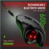 Mice Bluetooth Mouse Rechargeable 2.4G Usb Wireless Ergonomic Trackball For Computer 1000 1600 1800 Dpi 231208 Drop Delivery Computers Otryo