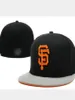 Boston Baseball Team Full Closed Caps Summer SOX SF letter gorras bones Men Women Casual Outdoor Sport Flat Fitted Hats Chapeau Ca8595837