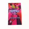 Gummies 5 نكهات تعبئة أكياس MyLar الصالحة للأكل 600 ملغ الحزم الحزم التوت البلاستي