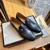 Hommes en cuir Jordaan mocassins designer chaussures habillées mode de luxe Casual G HORSEBIT mocassins antidérapants ventiler chaussures taille 35-45