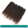 Perucas sintéticas Ombre Deusa Locs Crochet Cabelo Encaracolado Termina Sintética Faux Locs Tranças Pré-Loop Dreadlocks Trança Cabelo para Mulheres 231208