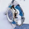 Högkvalitativa toppmärke Breitlinx Tourbillon Series Mens Titta på All Steel Strap Sapphire Mirror Multi-Function Chronograph Automatic Mechanical Man Watch