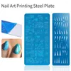 Nail Art Kits YIKOOLIN Stempelplaten Set Siliconen voor nagels Accessoires en gereedschap Afdichting met schraper