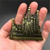 Buzdolabı Mıknatıslar 3D Metal Buzdolabı Mıknatıs Rozeti Turist Cazibe Manzara Spot Dünya Seyahat Hatıra 231208