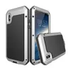 Tempered Glass Aluminum alloy Cases Defender Heavy Duty Armor Kickstand 3 in 1 Shockproof Cover for iPhone 8 7 6 Plus 8plus 7plus Waterproof Dustproof