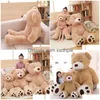 Plüschpuppen 1 Stück Riesige Größe 100 cm USA Nt Bärenhaut Teddy Hl Gute Qualität Großhandelspreis Verkauf Spielzeug Geburtstagsgeschenke für Mädchen Baby Dr Dhn4I