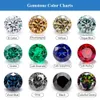 2023 Hot Sale d Color Round Cut 1ct Moissanite Silver Plated 18k White Gold Vvs Def Men's Ring