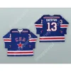 GDIR Custom Pavel datsyuk 13 Ska Saint Petersburg Blue Hockey Trikotie Neue Top S-M-L-XL-XXL-3XL-4XL-5XL-6XL