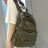 Girl Fabric School Bag Fashion College Student Vintage Women Backpack Canvas Vrouwelijke laptoptas Travel Kawaii Ladies Backpack 22072290p
