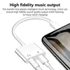 2 in 1 audio-adapter voor iOS 3,5 mm AUX-kabelsplitter voor Samsung Huawei iPhone 14 13 Adapter hoofdtelefoonconnector Opladen oortelefoonkabel