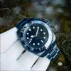 montre pour hommes 44MM mouvement Sea Dweller 3135 haute qualité cadran bleu profond lumineux saphir montre en acier inoxydable étanche boucle coulissante montre d'affaires classique