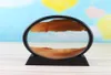 Bandanas 712Inch Moving Sand Art Picture Round Glass 3D Deep Sea Sandscape In Motion Affischer Livre Decoration Luxe Display Flowin4378133