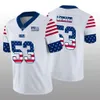 Indianapolis''Colts''Men 12 Andrew Luck 13 T.Y. Hilton 53 Darius Leonard Women Youth Independence Day White Jersey