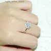 With Side Stones High Quality S925 Sterling Silver Moissanite Flower Ring For Women Fine Jewelry YQ231209
