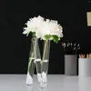 Vases Vase à tube à essai avec 3 tubes, décoration de propagation, porte-plante hydroponique pour salon intérieur, bureau, cuisine, mariage