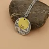 10Pcs Fashion "Be" Graffiti Friend Brave Pendant Necklaces Happy Strong Thankfull Charm For Men women Jewelry A-175