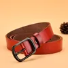 Riemen Heren Dames Stevige riem Dames Echt leer Zwart-wit Kleur Brons Grote gesp Ontwerpers Koeienhuid Riemen voor heren Luxe Tailleband 3,8 cm cadeau 8QEW