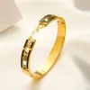 مصمم الأساور سحر Bangle Gold Sier Plated Brand Letter Bracelet Jewelry Wedding Wedder