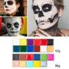 Body Paint 15st Color Face grossist Make Up Flash Tattoo Festival målning Spela clown Halloween Makeup Kids Toys 231208