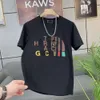 Designer klassisches hochwertiges Paar, das kurze Ärmel, lockeres Freizeit-T-Shirt drucken