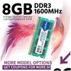 Discos Duros Ddr3 8Gb 1600 Ram Para Laptop 1600Mhz Sodimm Book Ddr3L Compatible 4Gb 133Hz Sdram 1066 Mhz Drop Delivery Computadoras Red Otb49