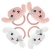 Dog Apparel 4 Pcs Hair Ties Dogs Party Hairbands Pet Accessories Fabric Small Puppy Girl Child