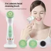 Ferramentas de limpeza Acessórios CkeyiN Silicone 3 em 1 Limpador ultrassônico elétrico Acne Pore Blackhead Escova de limpeza profunda Beleza Cuidados com a pele 231208