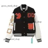 Off White Varsity Jacket Giacche da uomo Off Uomo Mens Designer di giacca a vento Vintage Loose Long Baseball Hip Hop Gceo 959 837