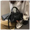 Evening Bags 2024 Fashion TrendSimple Western Style Women s Bag Exquisite Rivet Handbag Trendy Personalized Motorcycle Shoulder Crossbody 231208