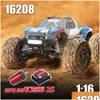 Carro elétrico / Rc Carro elétrico / Rc Mjx Hyper Go 16208 16210 Controle remoto 2.4G 1/16 Brushless Rc Hobby Vehicle 68Kmh Dhmer off-road de alta velocidade