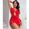 Dames Lingerie Vêtements De Nuit Femmes Dentelle Nuisette Robe Babydoll Sous-Vêtements Porte-jarretelles Maille Costume Sexy Vêtements De Nuit Sexe Chemise De Nuit sexy