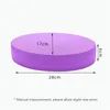 Yoga Mats TPE Yoga Mat Oval Massage Soft Balance Pad Waterproof Cushion Trainer Gym Pilates Block Fitness Knee Pad 5cm Thickness 1PC 231208