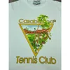 Casablanca Tennis Club Sweatshirts Triangle Lettre Cocotier Jumper Court Imprimé Blanc Pulls Casablanc Coton Hoodies