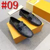 39model Chaussures d'été en cuir pour hommes Mocassins de conduite à enfiler Bureau Designer Mocassins Respirant Or Argent Casual Zapatos Hombre 38-46