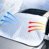 Nowy samochód śnieg lód ochraniacza okienka przednia ochronę przedniego przednie tylna szyba przednia blok blok