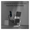 Tablet Pc Stands Stand Holder Desktop Phone Mount With 2 Adjustable Arm And 360° Rotates Foldable Mti Angle Drop Delivery Computers Ne Otwjt