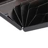 新しいKlsyanyo Black Stainless Steel Metal Case Box Men Mens Business Credit Card Case Cover Coin Wallet259H