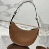 1 1 borsa a tracolla di design bianca nera Borsa da donna a forma di triangolo regalo per ascelle Borse a tracolla a mezza luna Borsa a mano di lusso Borsa in vera pelle Tote clutch sotto le ascelle