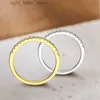 With Side Stones Real D Color Moissanite Finger Rings For Women Sparking 925 Sterling Silver 18K White Gold Plated Engagement Party Band Jewelry YQ231209