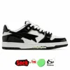 Scarpe firmate babesta bapsta 2024 Sta Sk8 Nero Bianco Pelle scamosciata verniciata Casual Work Out Sneakers per uomo Donna Scarpe da ginnastica BP di lusso