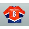 GdSir Custom Ivy van den Huevel 6 Netherlands National Team Orange Hockey Jersey Nouveau Top Ed S-M-L-XL-XXL-3XL-4XL-5XL-6XL