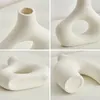 Vases Vase Decoration Home Room Shelf Accessories Ceramic Vase Decor Office Bookshelf Decorative Vases Modern Nordic Style Flower Pot 231208