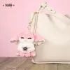 Bonecas de pelúcia jogo genuíno genshin impacto yae miko cosplay diy pingente kawaii rosa mochila encantos anime acessórios dos desenhos animados presente de natal 231208