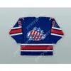 Anpassad Jody Gage 9 Rochester Americans Blue Hockey Jersey New Top Stitched S-M-L-XL-XXL-3XL-4XL-5XL-6XL