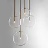 1 Licht Klarglaskugel Dimmbare G4 Led Pendelleuchten Esszimmer Pendelleuchte Gold Chrom Led Hängelampe Led DropLight308j