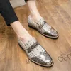 Merkontwerper heren formeel elegante 460 casual kleding schoenen mannen mocassins bruiloft sociale schoen mannelijke lederen loafers 231208 573