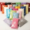 100G Pack 24 Colors Raffia Paper Grinkle Confetti تمزيقها صناديق الحلوى DIY مربع ملء المواد
