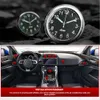 Neue Auto Uhr Leuchtende Autos Interne Stick-Auf Digital Uhr Mechanik Quarz Uhren Auto Ornament Auto Zubehör Geschenke