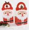 Scatola da regalo in carta di Buon Natale 2021 Scatole di caramelle di Babbo Natale Design personalizzato per forniture per feste2119923