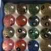 Billiard Balls Original Taiwan 572mm Billiards Pool Transparent with Glitter Phenolic Resin balls Complete Set of 231208